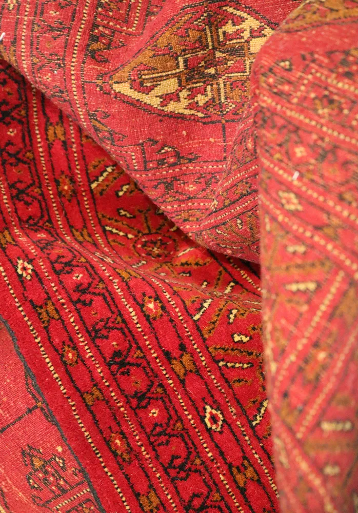 Red Turkmen Carpet